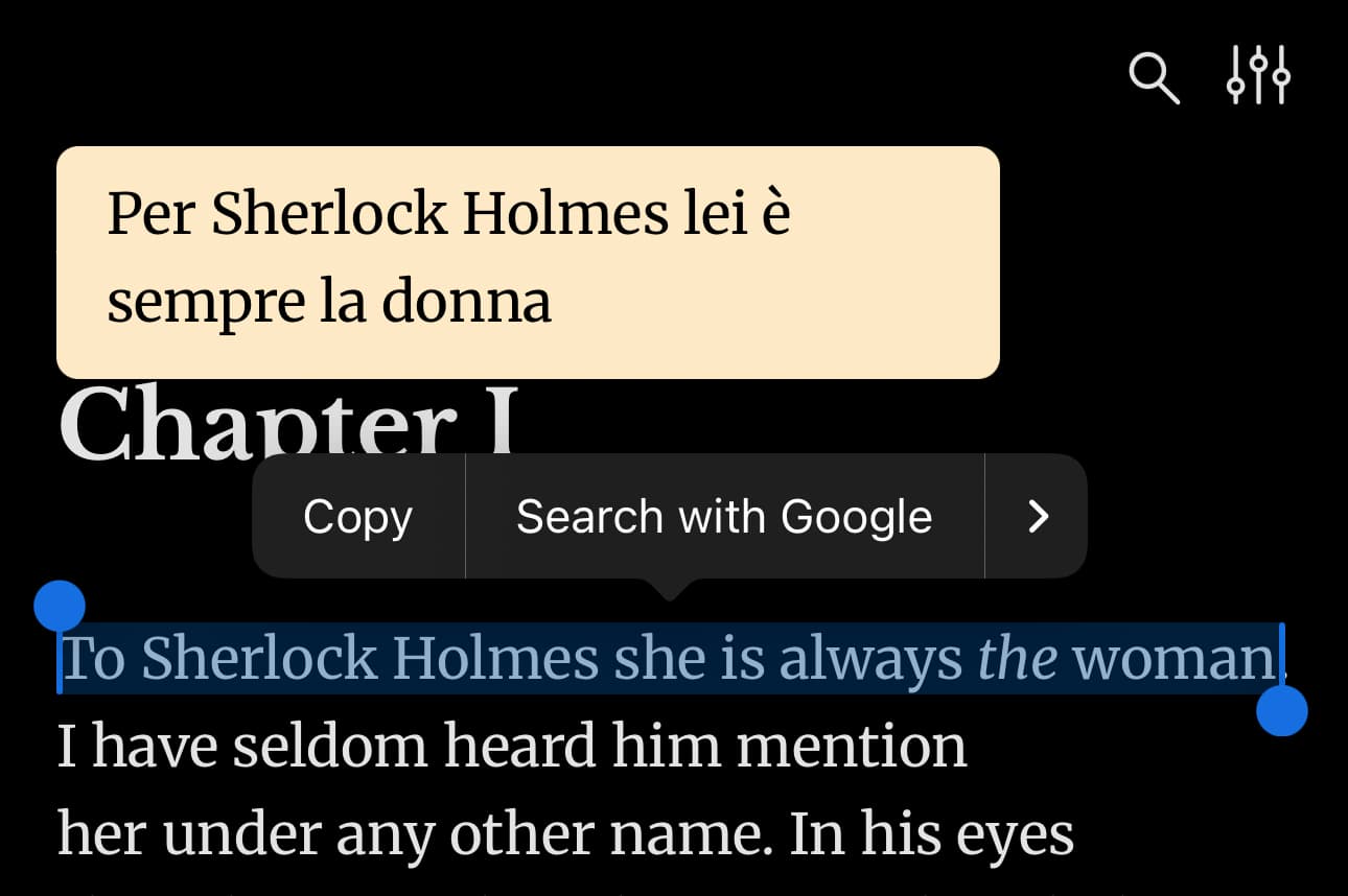 Translate sentences